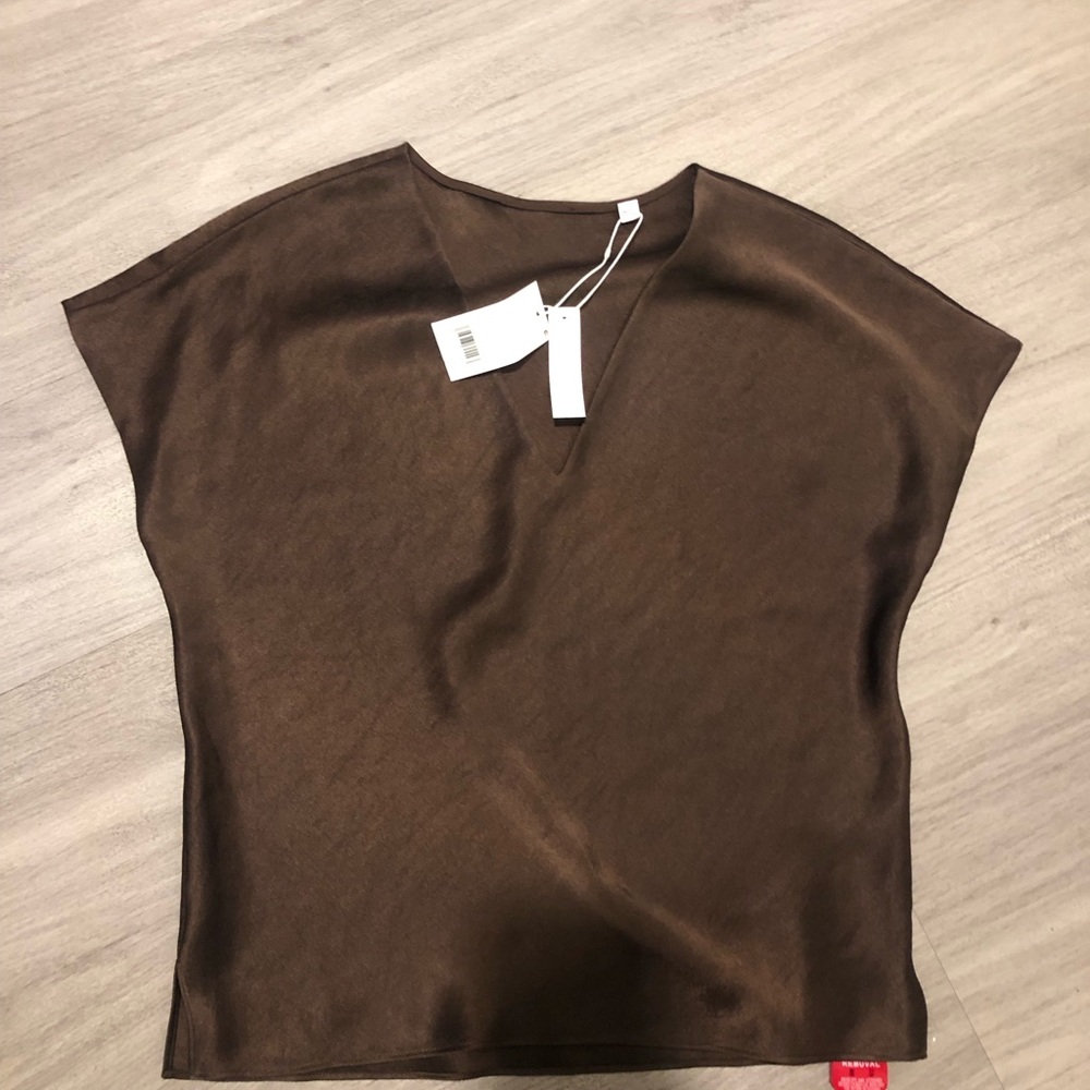 New Vince Satin blouse S - Picture 5 of 7
